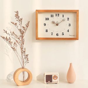 Horloge murale japonaise au design élégant et traditionnel