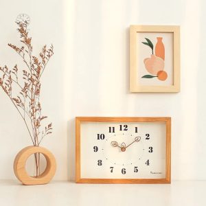 Horloge décorative asiatique avec motifs japonais raffinés