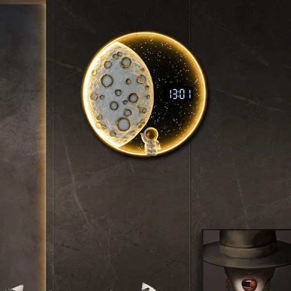 horloge-led-1 Horloge LED moderne avec affichage lumineux et design épuré