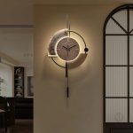 Horloge LED murale moderne avec affichage numérique