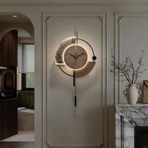Horloge murale LED design élégant et contemporain