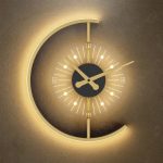 Horloge murale design avec éclairage LED