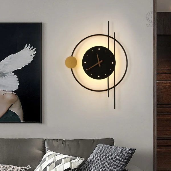Horloge lumineuse design pour une ambiance nocturne
