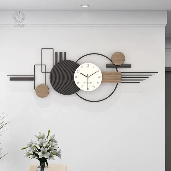 Horloge LED avec affichage lumineux et design contemporain