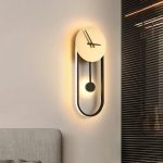 Horloge lumineuse au style contemporain