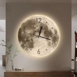 Horloge Lune murale décorative élégante et artistique