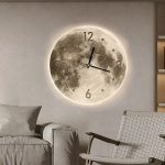 Horloge Lune, accessoire décoratif pour intérieur chic