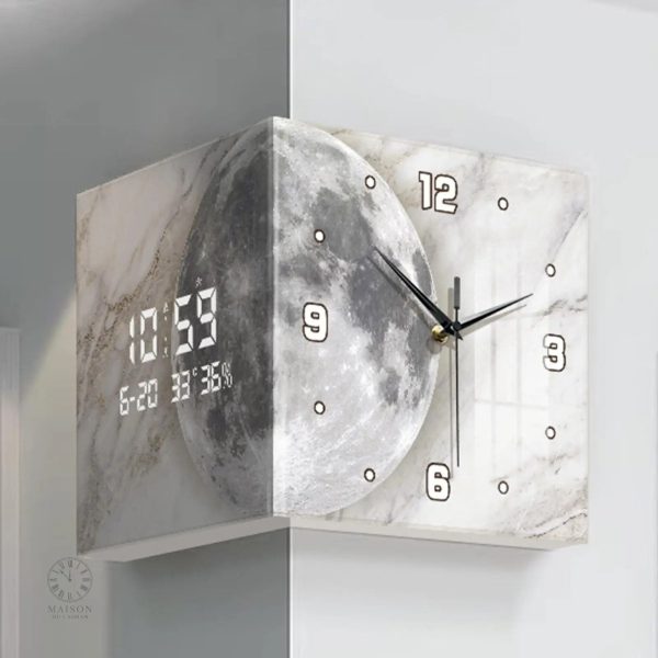 Horloge Lune à double affichage pour un style unique
