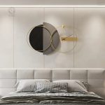 Horloge murale au style contemporain et luxe