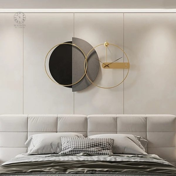 Horloge murale au style contemporain et luxe