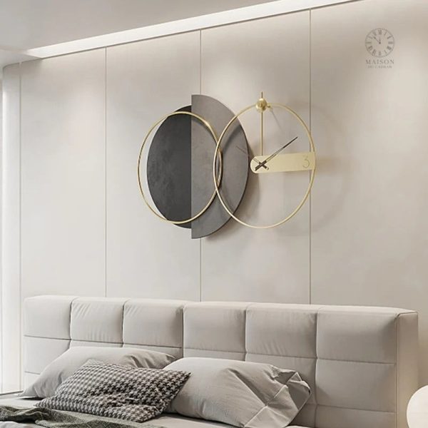 Horloge murale design haut de gamme pour décoration intérieure