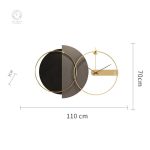 Horloge murale design chic pour un intérieur sophistiqué