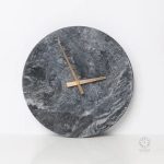 Horloge murale en marbre design luxe