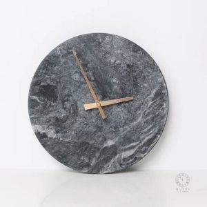 Horloge murale en marbre design luxe