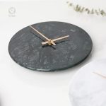 Horloge en marbre, accessoire de luxe pour mur contemporain