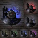 Horloge personnalisée pour les noces romantiques
