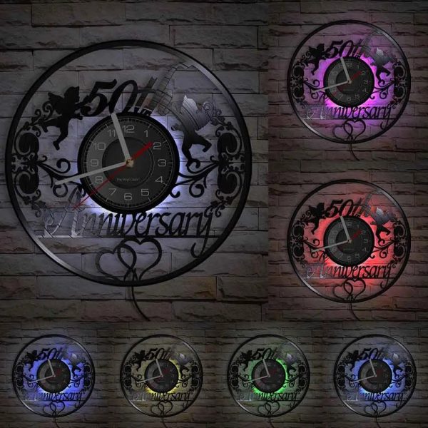 Horloge de mariage moderne, ajout personnel