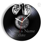 Horloge mariage avec design élégant et moderne
