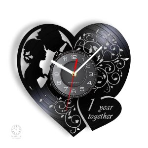 Horloge personnalisée pour célébration de mariage