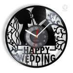 Horloge mariage en bois ou en métal, choix varié