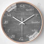 Horloge éducative avec design mathématique unique