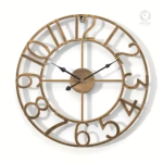 Horloge moderne en métal pour décoration intérieure