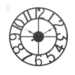 Horloge en métal chic au style raffiné