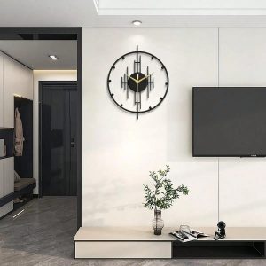 Horloge murale au design épuré et contemporain