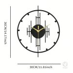 Horloge murale élégante, style minimaliste et fonctionnel