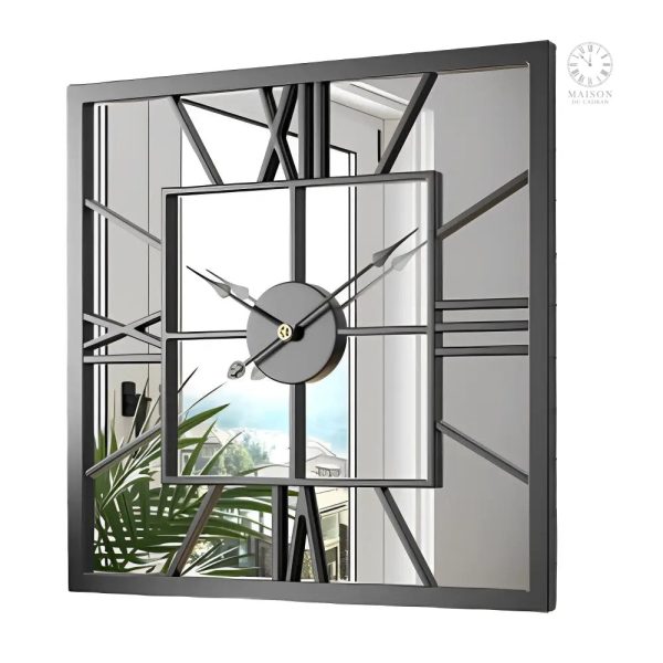 Horloge miroir chic pour embellir vos murs