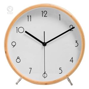 Accessoire déco, horloge moderne à poser pour un intérieur stylé