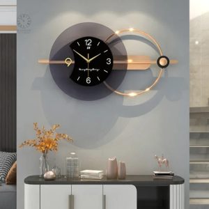 Horloge moderne pour salon élégante et contemporaine