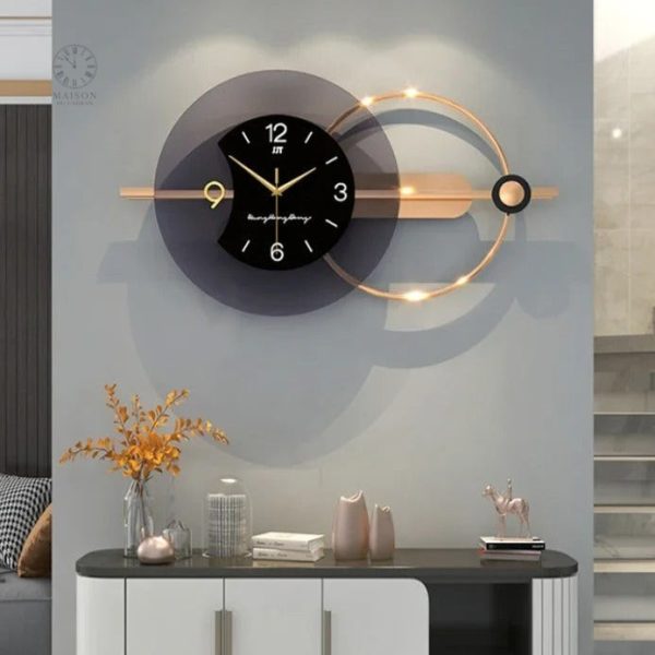 horloge-moderne-pour-salon-1 Horloge moderne pour salon élégante et contemporaine