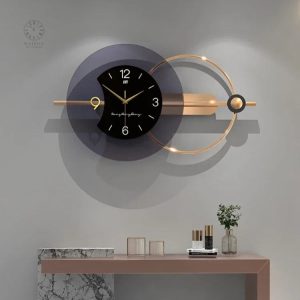 Horloge design minimaliste pour décoration intérieure