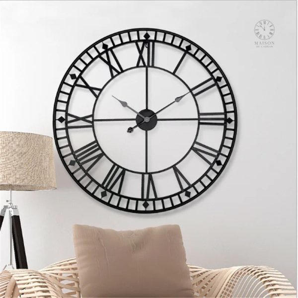 Horloge murale au look vintage et élégant