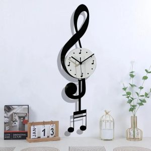Horloge murale originale 3D, ajout décoratif unique
