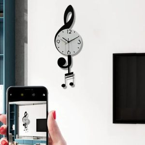 Horloge murale 3D élégante pour un intérieur stylé