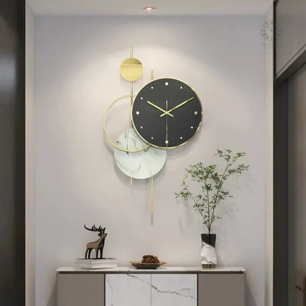 horloge-murale-60cm-1 Horloge Murale Métal 60cm Design Luxe