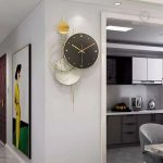 Horloge Design Luxe 60cm en Métal pour décoration moderne
