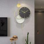 Horloge Murale 60cm, style élégant en métal