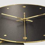 Horloge Murale de Luxe, 60cm, esthétique contemporaine