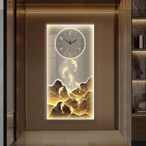 Horloge Murale à Led avec affichage numérique