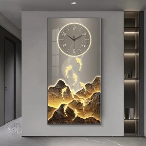Horloge Led lumineuse pour ambiance contemporaine