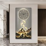 Horloge Led minimaliste pour espace de vie moderne