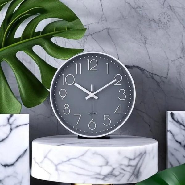 Horloge murale à quartz pour décoration intérieure
