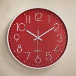 Horloge murale simple à quartz pour usage quotidien