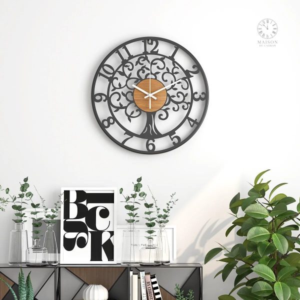 horloge-murale-arbre-de-vie-1 Horloge Murale Arbre de Vie en design décoratif