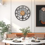 Horloge décorative avec motif d'arbre de vie