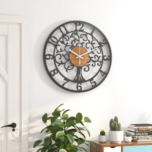 Horloge murale moderne inspirée de la nature