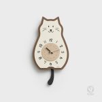 Horloge murale amusante pour les amoureux des chats